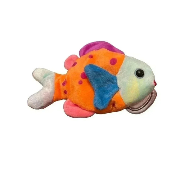 Ty Beanie Baby - LIPS the Fish (8 Inch) MINT with MINT TAGS - Stuffed Plush Toy - Picture 2 of 3